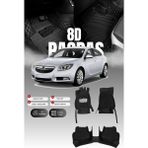 Stiloto Opel Insignia (2008-2017) 8d Deri Havuzlu Oto Paspas | Tam Koruma,araca Özel Kesim & Hızlı Montaj - Siyah