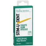 Stim-U-Dent -"Stim-U-Dent plaketi, 25 Paket 25 Seçme/Paket (300 Seçme)-Doğal Diş Hekimi tarafından Nane Lezzeti"