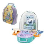 Stitch Güzellik Seti Sırt Çantası - Güzellik Setleri - Kuaför Oyuncak Seti - Disney Stitch Makyaj Seti