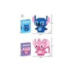 Stitch ve Angel Bricks Karakter Figürü 3D Yapboz Puzzle Yapı Oyuncakları / Premium Seri