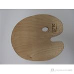 Stk Oval Ahşap Palet 24x30cm