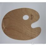 Stk Oval Ahşap Palet 28x41cm