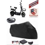 Stmax Kobra 500 Branda Siyah Arka Çanta Uyumlu(Topcase) Motosiket Brandası Motor Örtüsü Çadır Su Geçirmez Motosiklet Kılıfı Motor Brandası,lastikli,taşıma Torbalı