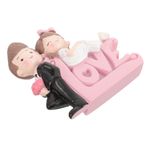 STOBAZA topper dekorasyon home decor gelin damat figürleri minyatür bebek bebekler bebek düğün dekoru düğün pastası kaban çift kaban romantik heykel motorsiklet sürmek