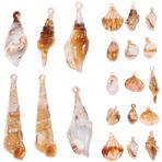 STOBOK 1 kabuk takı bulgular Çanta Takıları okyanus tema kolye Aksesuarlar deniz kabuk kolye charm bileklik takı cazibesi zanaat kolye çekicilik takı yapımı süsler Akrilik