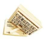 STOBOK 1 Set Ahşap İngilizce Harf Damgaları Mühürler Balmumu Mühür Seti Bebek Dekoratif Scrapbooking Damgaları