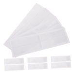 STOBOK 1 Takım kartları torbalar yapışkanlı etiket şeffaf cepler dizin kartları bağlama klipsleri organize etmek için kart sahipleri etiket kılıfı bekar elbise kolu Organizatör bağlayıcı