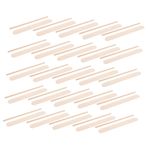 STOBOK 100 tahta buzlu şeker kendin yap çubuğu sopa için DIY kendin yap dondurma çubuğu mutfak ürünleri ahşap puzzle çekpas buzlu dondurma çubuğu kendin yap sopa Light Brown