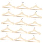 STOBOK 15 Adet Mini Simülasyon Askı Bebek Elbise Askıları Bebek Dolap Askısı Mini Bebek Askıları Narin Küçük Askılar Bebek Evi Aksesuarları Için Askılar Ahşap Giyim Ob11 Ev Ürünleri