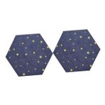 STOBOK 2 Adet Keçe Tahtası Daire Bülten Panoları Çıkarılabilir Duvar Çıkartmaları Yuvarlak Keçe Tahta Karoları Keçe Levha Duvar Sticker Duvar Bülteni Resim Pano Delikli Pano Pano