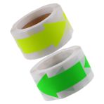 STOBOK 2 Rulo Logo Zarf Sızdırmazlık Etiketini Belirten Floresan Parlak Renkli Ok Zarf çıkartmaları zarf sızdırmazlık etiketleri sızdırmaz bant toyzz shop Zarflar tırnak çıkartması