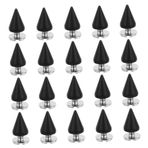 STOBOK 20 Adet DIY koni perçinler deri bilezikler vintage kadın çantası giysi kolye perçin çıtçıt çantalar deri cüzdan metal perçinler serseri perçinler punk süslemek vida Bileklik