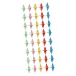 STOBOK 200 Pcs Origami Vinç Süs Dollhouse Fener Direği Japon DIY Vinç Japon El Yapımı Vinç El Origami Kağıt Vinç Kendi Başına Yap Kağıdı Vinç Origami Kuşlar Konfeti Kat