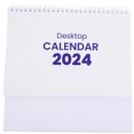 STOBOK 2024 Masa Takvimi Not Takvimi Ayakta Takvim Ofis Dekorasyonu Günlük Takvim Takvimler Ofis Masası Takvimi Takvim 2024 Tezgah Takvimi Aylık Takvim Ay Takvimi Masaüstü 3 Boyutlu Kağıt