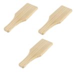 STOBOK 3 Parça kil tokmağı bitmemiş çanak çömlek malzemeleri pizza kabuğu ahşap tepsi heykel pedi ahşap kil heykel aracı tamamlanmış ürün kürek tahtası süit pişmiş toprak modelleme kurulu