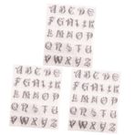STOBOK 3 Parça posta pulları tpr mühür pulları temizle pullar scrapbooking pulları silikon mühür damgası şeffaf pullar silikon pullar mektup karalama defteri