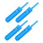 STOBOK 4 Adet Elyaf Ayırıcı tel striptizci fiber sıyırma aleti aletler lif koaksiyel striptizci fiber striptizci fiber kablo kesme bıçağı Fikstür Tel sıyırıcı plastik
