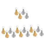 STOBOK 8 Çift Dollhouse Kristal Duvar Lambası Modeli Metal Mini Lamba Mini Sonrası Sokak Lambaları Duvar Lambası Gibi Davran Duvar Aplik Oyuncak Dekoratif ışıklar Alaşım Ob11 Parlaklık
