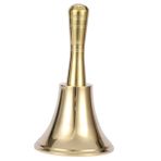 STOBOK Çanlar Zili Çıngırdat Servis Zili Otel Zili Masa Metal Çan Hastalar Için Çağrı Zili El Kızağı Çanları Noel El Çanı Yaşlılar Için El Çanları Müşteri Zili Pirinç El Krank Masa Zili