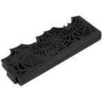 STOBOK Dekorasyonu ?lar ? Mum Sarar 50Pcs Siyah ?rümcek Web Ka??t Mum Abajur ?lar ? I??k Mum Sarmalay?c?lar| 12. 7X4. 5Cm Tealight Mumluk Dekoratif