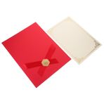 STOBOK Diploma Tutucu Kağıt Kapak Vellum Sertifika Çerçevesi Ödül Kağıt Sertifikası Mezuniyet Sertifikası