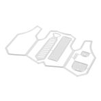 STOBOK Elbise bıçağı kalıbı metal kesme kalıbı giyim şablonları şablon kalıp fotoğraf kitabı albümü erkekler için ceket parti kesme ölür scrapbooking kesme ölür düğün geometri Ayarlamak
