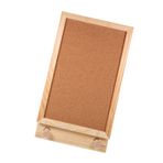 STOBOK Keçe Duyuru Panosu 20x30cm Dikey Ofis Not Panosu Sağlam İtmeli Masaüstü Dekoratif Mantar Duyuru Panosu