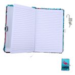 STOBOK Kilitlenebilir Defter Şık Pullu Kapaklı Günlük Yazma Seyahat Not Defteri Öğrenciler Ve Öğretmenler için Günlük