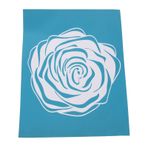 STOBOK Serigrafi Şablon Ipek Baskı Stencil Yapışkanlı Şablonlar Kendinden Yapışkanlı Serigrafi Baskı Stencil Mandala Şablonlar Gazlı Bez Baskı Stencil Kumaş Ev Örgü Yastık