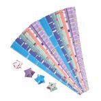 STOBOK Yaratıcı Kağıt Yıldızlar Origami Şeritleri El Sanatları Için 408 Adet Kağıt Şerit Noel Süslemeleri Için Mükemmel