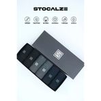 Stocalze Bambu Erkek Stocalze Logo Desenli Dikişsiz 6'lı Soket Çorap. Siyah Lacivert Antrasit Kutulu Erkek Çorap Seti Siyah - Lacivert - Antrasit
