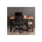 STONE CONCEPT MOBİLYA Çalışma Masası Concept Metal Ceviz 60x120 Ofis Bilgisayar