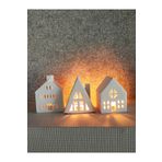 stone powder decorative 3lü Ev Mumluk Dekoratif Beton Mumluk ( Tealight Mum Dahildir)