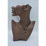 Stoneage F04410 Sıkma Kehribar Özel Tasarım Kolye