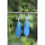STONEAGE Gümüş Küpe Jade Doğal Taş