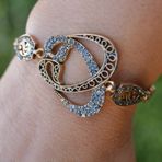 Stoneage Jewellery Çift Vav Kadın Otantik Bileklik