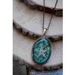 Stoneage Jewellery Gerçek Gerçek Deniz Yıldızı El Yapımı Bayan Kolye