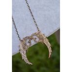 STONEAGE JEWELLERY İki Renkli Melek Kanat Bayan Kolye
