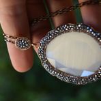 STONEAGE JEWELLERY Kedi Gözü Büyük Kolye