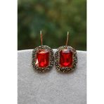 Stoneage Jewellery Kristal Taşlı El Yapımı Küpe