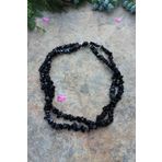 Stoneage Jewellery Oniks Doğal Taş Hem Kısa Hem Uzun Bayan Kolye