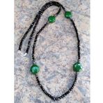 STONEAGE JEWELLERY Özel Tasarım Yeşim Doğal Taş Bayan Kolye