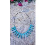 STONEAGE JEWELLERY Turkuaz Doğal Taş Bayan Kolye
