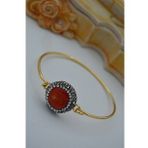 STONEAGE MERCAN TAŞLI EL YAPIMI BİLEKLİK