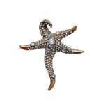 Stoneage RF03751 Kadın Deniz Yıldızı Lüks Bronz Broş