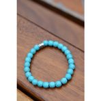 Stoneage Turkuaz Doğal Taş Unisex Bileklik