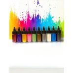StoneChem Epoksi Bazlı Parlak Sıvı Sedefli Pigment 10 Renk X 30 gr Boya