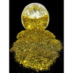 Stonechem Epoksi Glitter Sim 50 gr - Kalın Mikron Parlak Gold (Altın) - Yüksek Işıltılı Reçine ve Hobi Simi