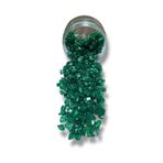 stonechem Epoksi İçin Parlak Cam Kırıkları 4-8 mm Zümrüt Yeşil 100 gr Dekoratif Taş