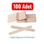 stonechem Epoksi Karıştırma Çubuğu Abeslang 100 Adet Doğal Ahşap